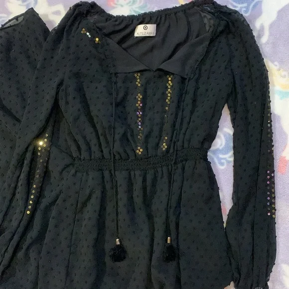 Altuzarra X Target Black Swiss Dot Maxi Dress - Picture 6 of 9